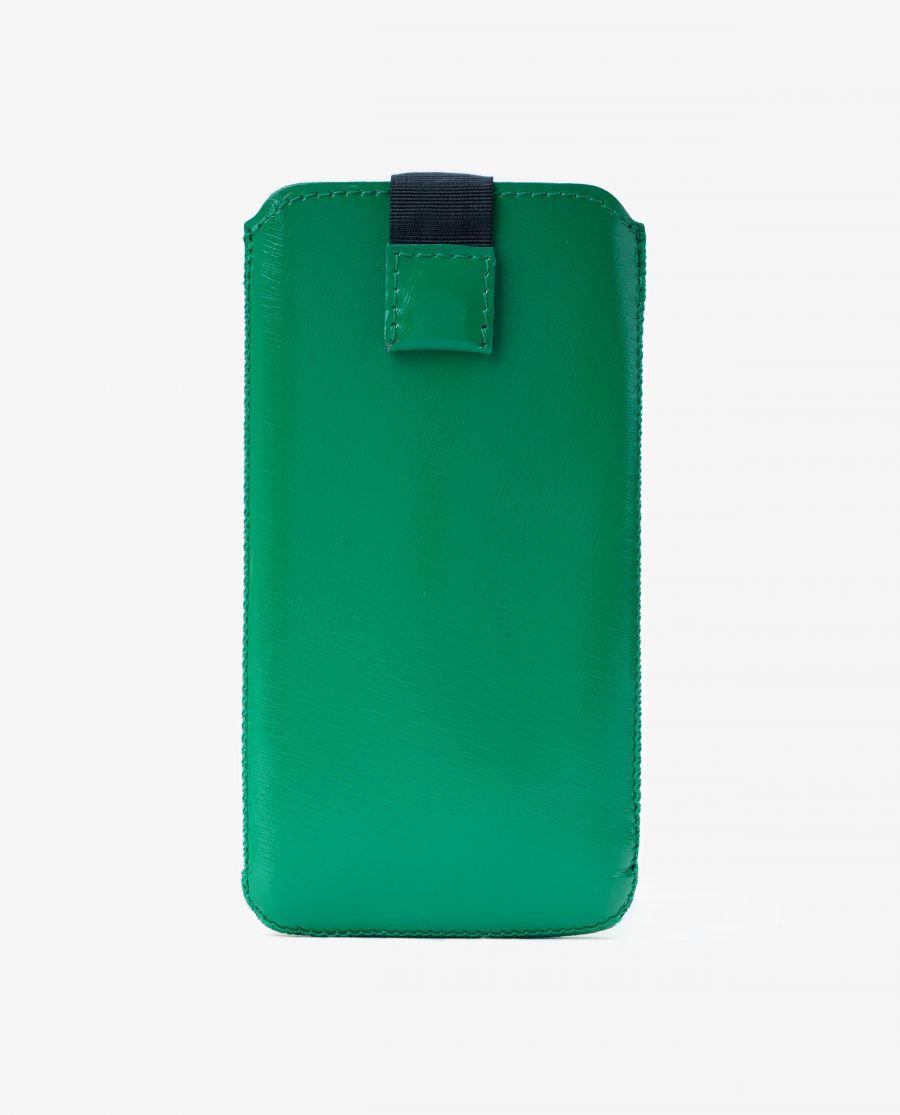 Green iPhone 6 6s 7 8 Leather Case Smooth Italian calfskin First picture