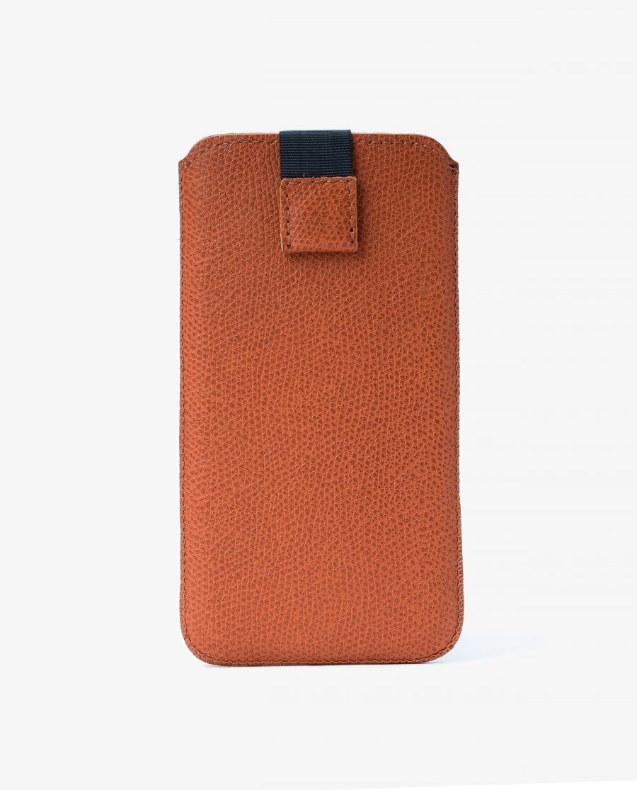 Orange Brown iPhone 6 6s 7 8 Leather Case Main image