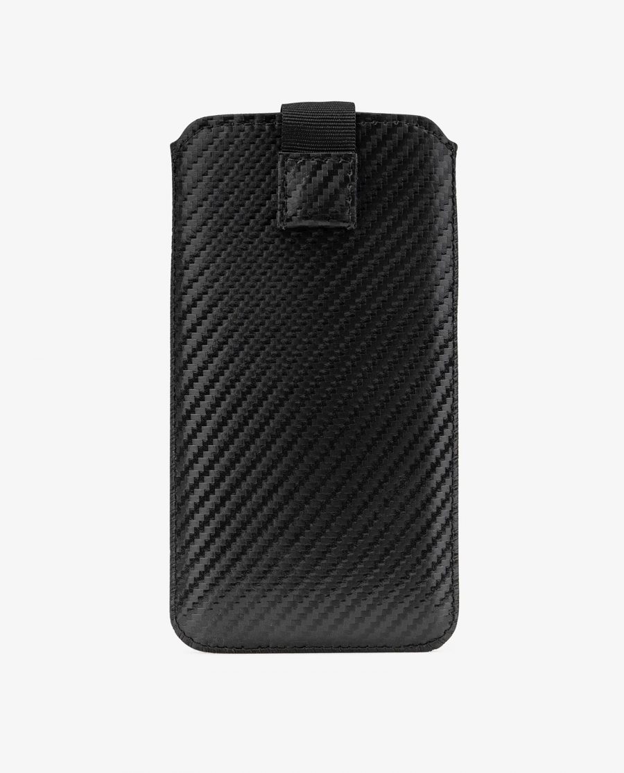 Black Carbon Leather iPhone 6-6s-7-8 Case Main image