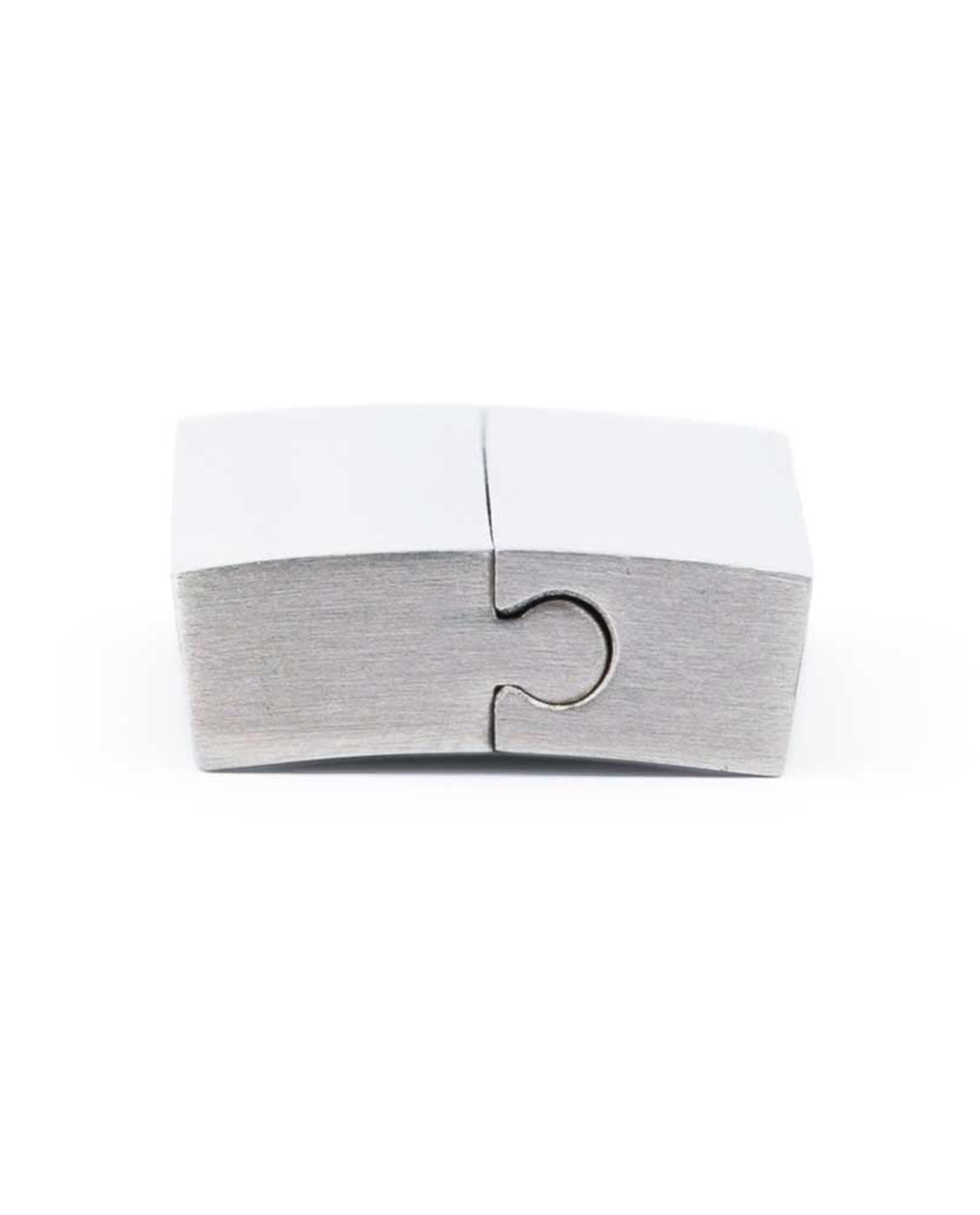 Magnetic Bracelet Clasps For Leather, Stainless Steel 15mm